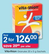 Vita-Thion Granules 20x5g Sachets-2's