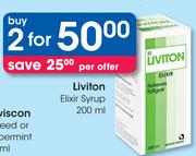 Liviton Elixir Syrup-2x200ml