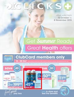 Clicks : Health (13 Oct - 8 Nov 2015), page 1