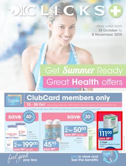 Clicks : Health (13 Oct - 8 Nov 2015), page 1