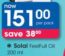 Solal Feelfull Oil-200ml