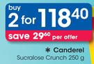 Canderel Sucralose Crunch-2x250g