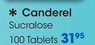Canderel Sucralose 100 Tablets-Per Pack