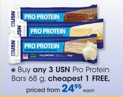 USN Pro Protein Bars-68g Each