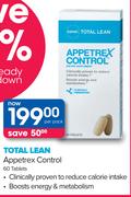 Total Lean Appetrex Control 60 Tablets-Per Pack
