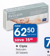 Cipla Relicalm Tablets-20's