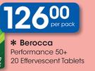 Berocca Performance 50+ 20 Effervescent Tablets-Per Pack