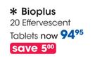 Bioplus 20 Effervescent Tablets-Per Pack