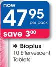 Bioplus 10 Effervescent Tablets-Per Pack