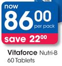 Vitaforce Nutri-B 60 Tablets-Per Pack