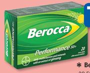 Berocca Performance 50+ 20 Effervescent Tablets-Per Pack
