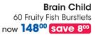 Brain Child Fruity Fish 60 Burstlets-Per Pack