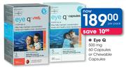 Eye Q 500mg 60 Capsules Or Chewable Capsules-Per Pack