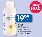 Clicks Multivitamin Syrup-100ml