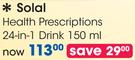 Solal Health Prescriptions 24-In-1 Drink-150ml
