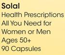 Solal Health Prescriptions All You Need For Women Or Men Ages 50+ 90 Capsules-Per Pack