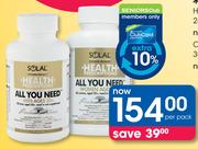 Solal Health Prescriptions All You Need For Women Or Men Ages 50+ 90 Capsules-Per Pack