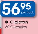 Ciplaton 30 Capsules-Per Pack