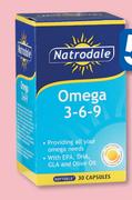 Natrodale Omega 3-6-9 30 Capsules-Per Pack