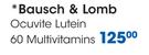 Bausch & Lomb Ocuvite Lutein- 60 Multivitamins