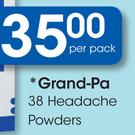 Grand-Pa 38 Headache Powders
