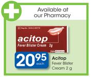 Acitop Fever Blister Cream-2g Each