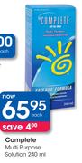 Complete Multi Purpose Solution-240ml Each