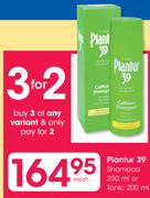 Plantur 39 Shampoo 250ml Or Tonic 200ml Each