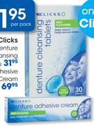 Clicks Denture 30 Cleansing Tablets