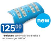 Safeway Battery-Operated Hand & Foot Massager D3706C