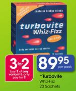 Turbovite Whiz-Fizz-20 Sachets