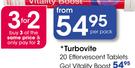 Turbovite 20 Effervescent Tablets Go! Vitality Boost-Per Pack