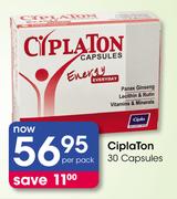 CiplaTon 30 Capsules-Per Pack