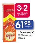 Guronsan C 10 Effervecent Tablets-Per Pack