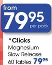 Clicks Magnesium Slow Release-60 Tablets