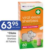Clicks Viral Eeze Sherbies-60 Tablets Per Pack
