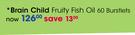 Brain Child Fruity Fish Oil-60 Burstlets