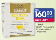 Solal Health Prescriptions Kids Focus Drink-30 Sachets