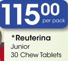 Reuterina Junior 30 Chew Tablets-Per Pack
