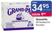 Grand-Pa 38 Headache Powders-Per Pack