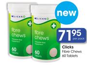 Clicks Fibre Chew 60 Tablets-Per Pack