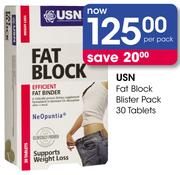 USN Fat Block Blister Pack 30 Tablets