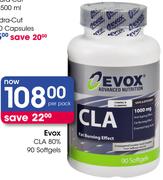 Evox Cla 80% 90 Softgels