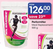 PerformHer Meal Replacement-500G