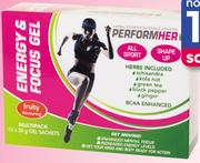 PerformHer Energy & Focus Gel-30G