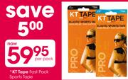 KT Tape Fast Pack Sports Tape-Per Pack