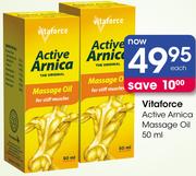 Vitaforce Active Arnica Massage Oil-50Ml Each