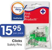 Clicks Safety Pins-Per Pack