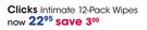 Clicks Intimate 12 Pack Wipes