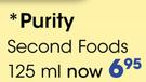 Purity Second Foods-125Ml